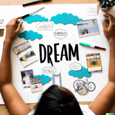 Read more about the article The #1 Ultimate Guide to Creating a Vision Board for Manifesting Your Dream Life